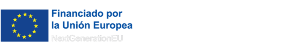Logotip de Finançat per la Unió Europea i Logotip de Pla de Recuperació Transformació i Resiliència